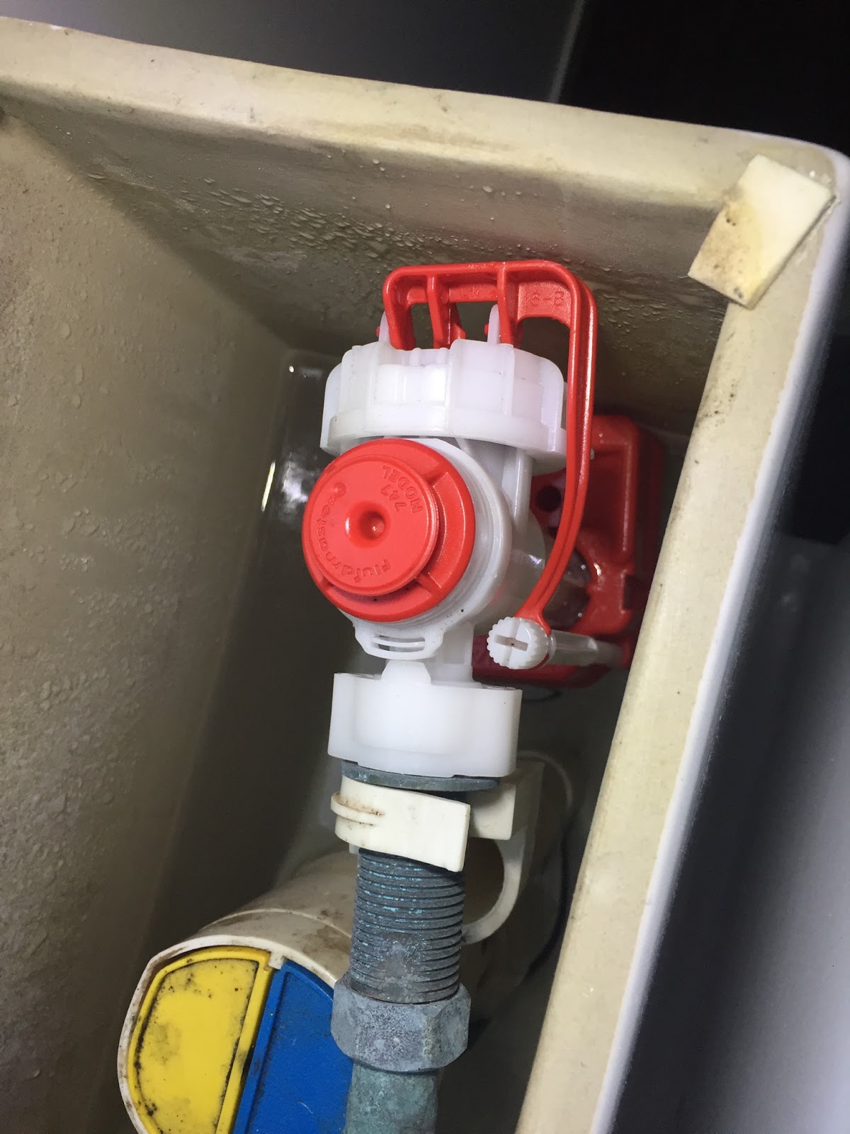 Cistern fill valve replacement